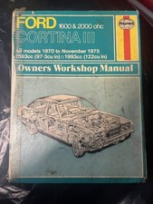Ford cortina mk3 Mark 3 HAYNES