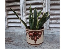 Vintage 1970s West German Pottery Style Planter/Plant  Pot