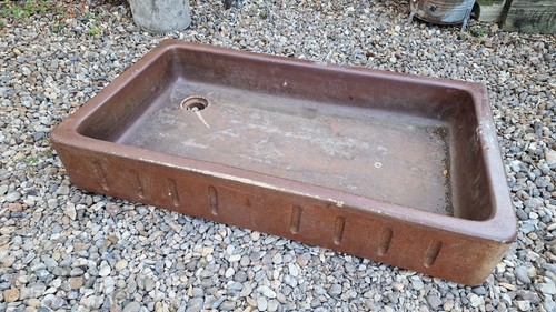 Antique brown glazed butlers - antique,