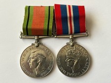 WW2 British War & Defence Medal Pair.