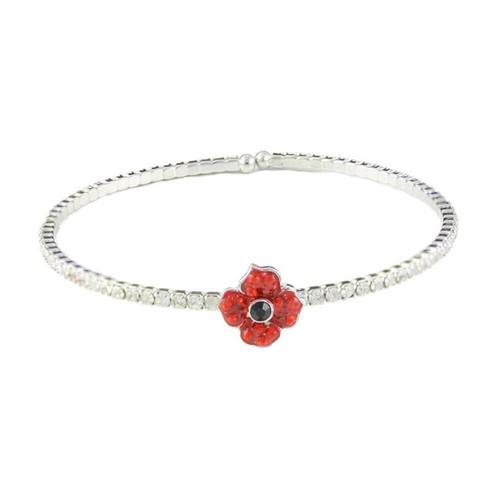 Poppy sparkle bangle - poppy,