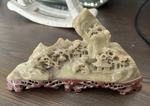 Vintage hand carved - vintage, soapstone