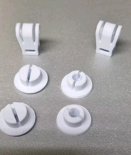 Fridge shelf clips full - full, set