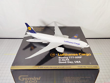 LUFTHANSA Cargo Boeing 777F D-ALFA Aircraft Model 1:200 Scale Gemini Jets READ