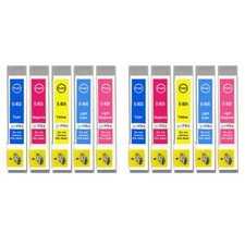 10 Ink Cartridges C/M/Y/LC/LM
