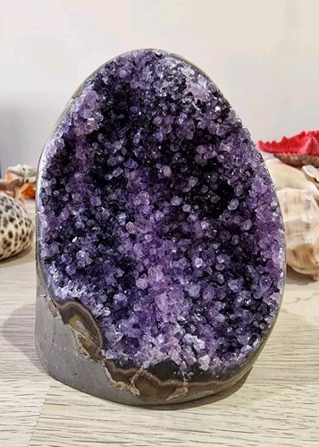 Amethyst crystal cluster - amethyst,