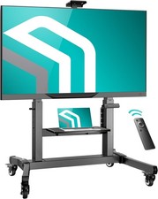 ONKRON Motorised Mobile TV Stand 50"-100" Heavy Duty TV Floor Stand TS1991E-B