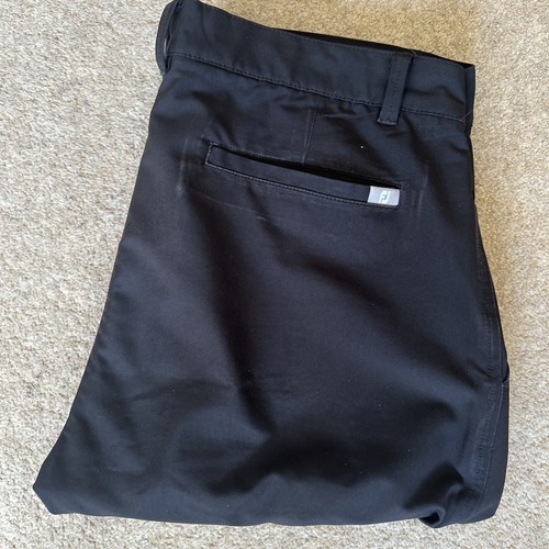 Footjoy black golf trousers - golf,