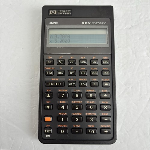 Hewlett packard 42s rpn - hewlett, hp