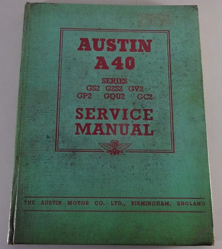 Workshop manual - manual, /