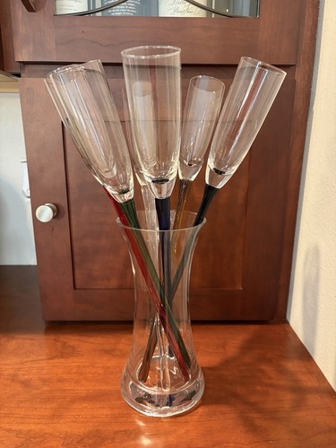 Set hand blown long - 6,