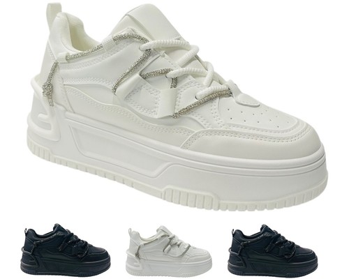 Women rhinestone platform - women's,