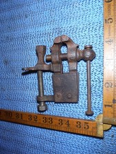 SMALL JEWELLER BENCH VICE WITH MINI ANVIL ENGINEER CRAFT TOOL 1" JAW GOOD SPRING