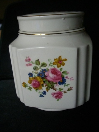 Vintage sadler lidded square - lidded,