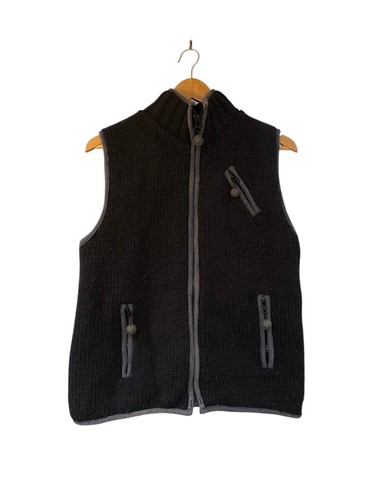Pachamama black wool knit - wool,