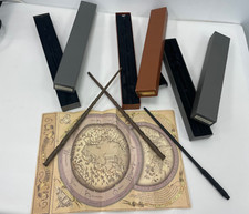 Universal Harry Potter Snape Wand + Hermione Granger Wands  X 2  + Diagon  Map