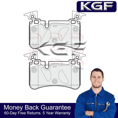 Kgf rear brake pads - pads, fits