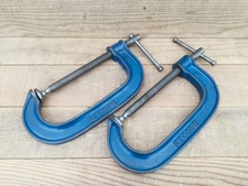 Vintage Record 6” Pair Carpentry G Clamps