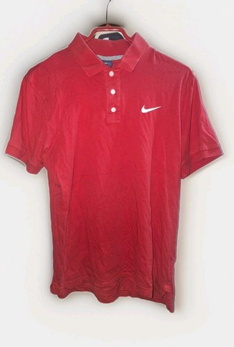 Men nike red polo - polo, shirt
