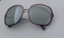 Kids Purple Framed Mirrored Bug-Eyed Sunglasses