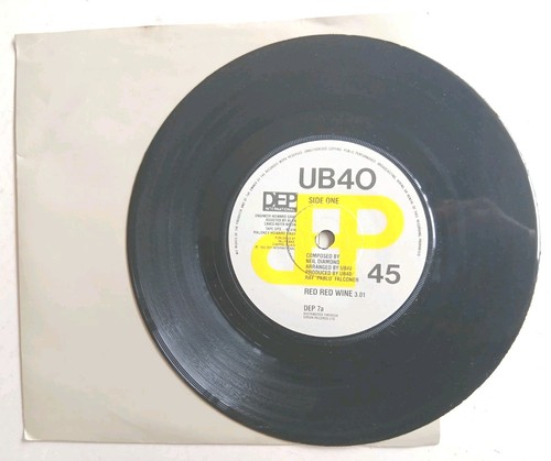 Ub40 red wine vinyl - 7",