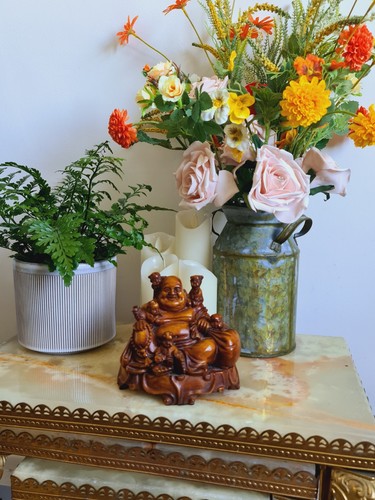 Prosperity buddha statue resin - buddha,