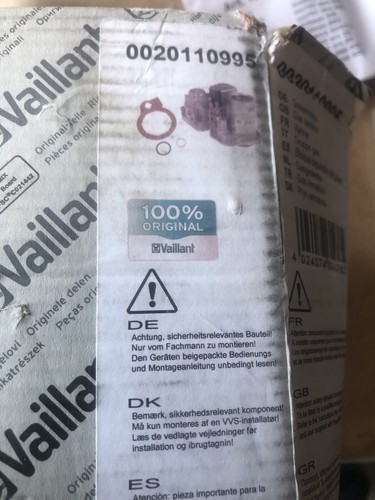 Vaillant full gas valve - gas,