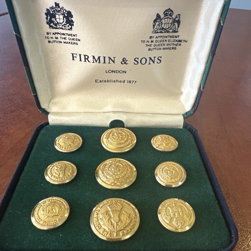 Firmin sons button set - button, new