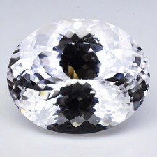 Showstopping 175 ct White Danburite Oval Gem for Jewelry & Designer Showcase