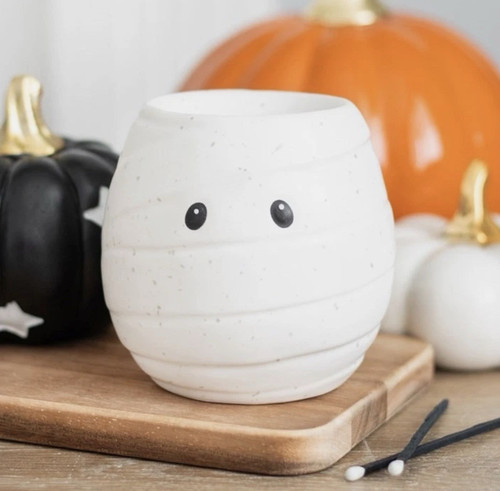 Halloween mummy shaped ceramic - halloween,