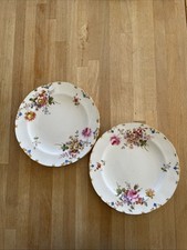 Crown derby posies pair - crown,