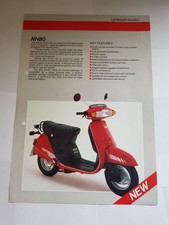 HONDA NH80 LIGHTWEIGHT SCOOTER Motorcycle Sales Spec Leaflet c1982