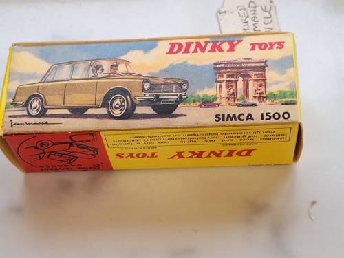 Dinky box only 523 simca - box, 1500