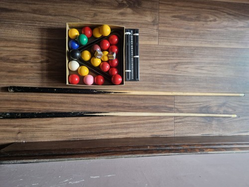 Snooker pool table - table, ball