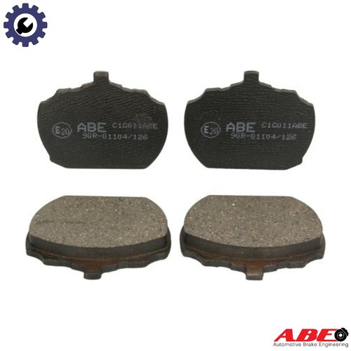 Brake pad set disc - brake,