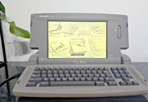 Sharp 750 font writer - fw-750,