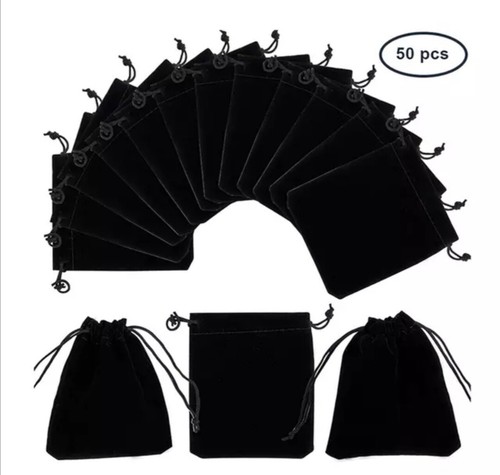 12pcs velvet drawstring bags - 12pcs,