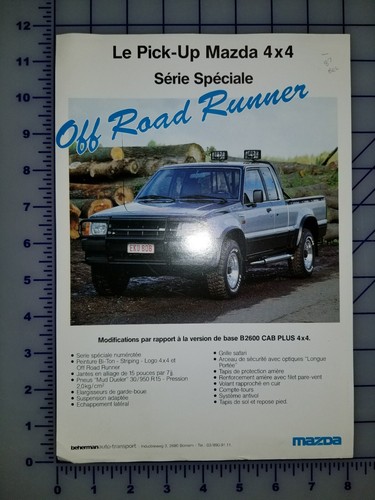 1987 mazda pickup truck - truck, 4x4