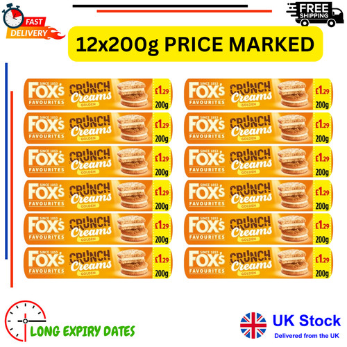 Fox favourites crunch creams - fox's,