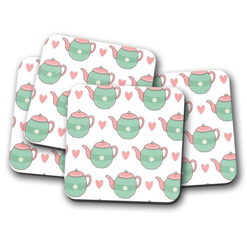 Set cute teapots - cute,