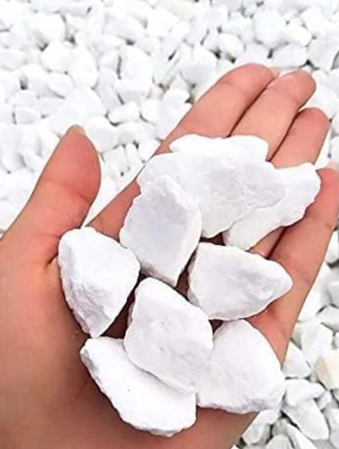 Super white pebbles stones - white,