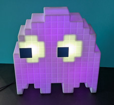 Pac-Man Ghost Colour Changing Light Gaming Lamp Kids Games Room 8”  Retro Cool