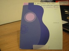6 Anonymous Lute Solos