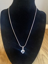 Next Silver Tone Clear Glass