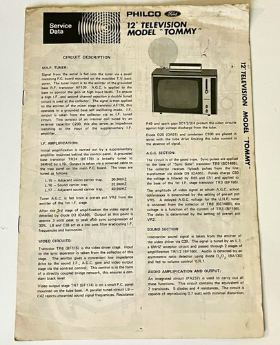 Philco television model - philco,