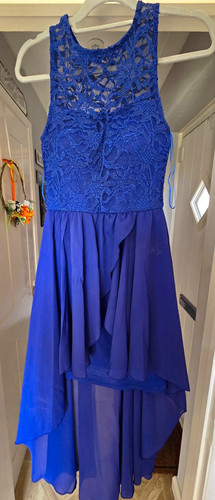 Quiz blue floral - floral, bodice