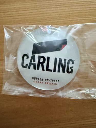 Round carling beer pump - beer,