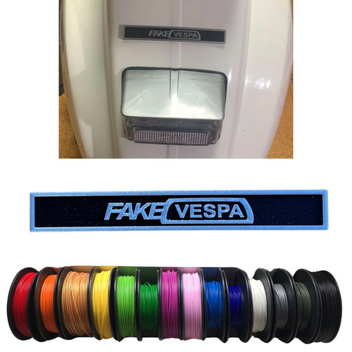 Fake vespa badge emblem - fake,