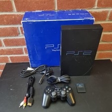 BOXED PlayStation 2 PS2 Console with Controller, Cables, Memory Card