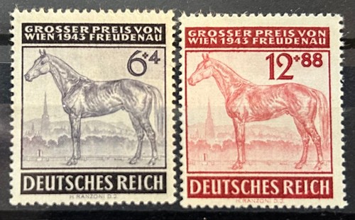 1943 german stamps set - 1943,